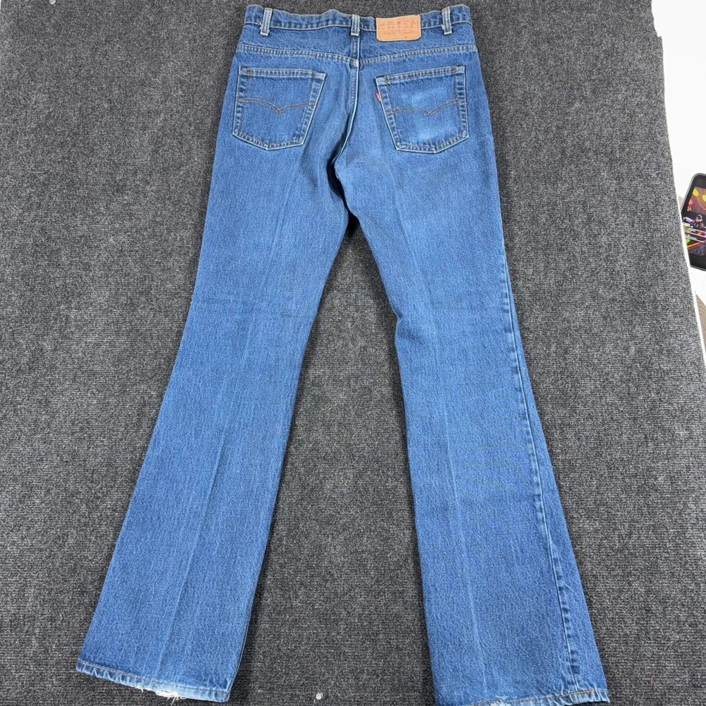 Levi's 517 Bootcut Jeans Vintage 80s Made in USA Denim W34‎ L36 Medium Wash Blue